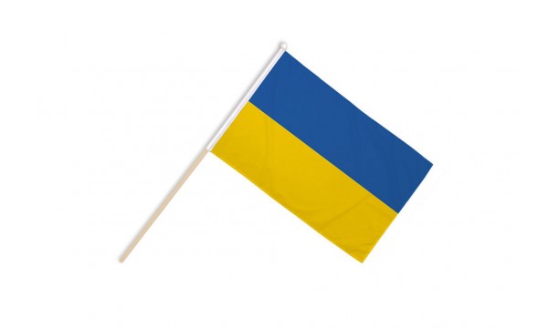 Ukraine Hand Flags 